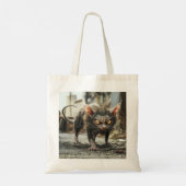 Tote Bag Rat monstre (Dos)