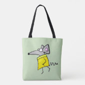 Tote Bag Rat sur la passerelle (Dos)