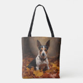 Tote Bag Rat Terrier à l'automne Feuilles automne Inspire (Dos)