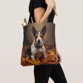 Tote Bag Rat Terrier à l'automne Feuilles automne Inspire (De près)
