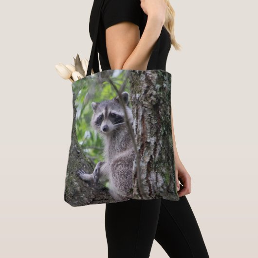 Tote Bag Raton laveur (De près)