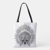 Tote Bag Raton laveur dans le griffonnage fait varier le (Dos)