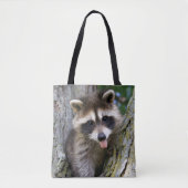 Tote Bag Raton laveur de bébé (Devant)