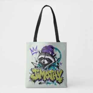 Tote Bag Raton laveur graffiti art urbain style punk
