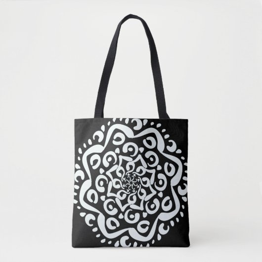 Tote Bag Raven Mandala (Devant)