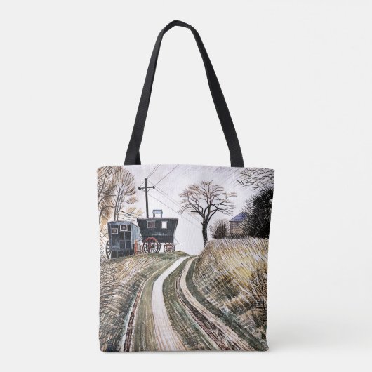 Tote Bag Ravilier - Caravanes, art (Dos)