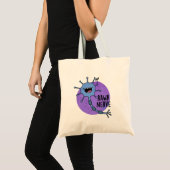 Tote Bag Rawr Nerve Funny Neuron Nerve Pun (Devant (produit))
