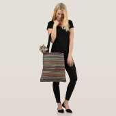Tote Bag Rayé décoratif (Sur le modèle)