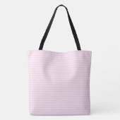 Tote Bag Rayo Douce Rose Classique Monogramme Initiales (Dos)