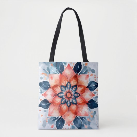 Tote Bag Rayonnement aquarelle (Devant)