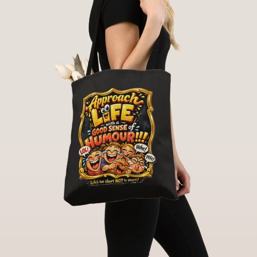 Tote Bag Rayonner de joie (De près)