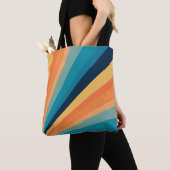 Tote Bag Rayons solaires rétro (De près)