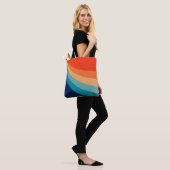 Tote Bag Rayons solaires rétro colorés (Sur le modèle)