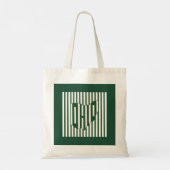 Tote Bag Rayure verte de l'Ohio (Dos)