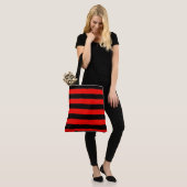 Tote Bag Rayures (Sur le modèle)