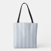 Tote Bag Rayures bleu clair (Dos)