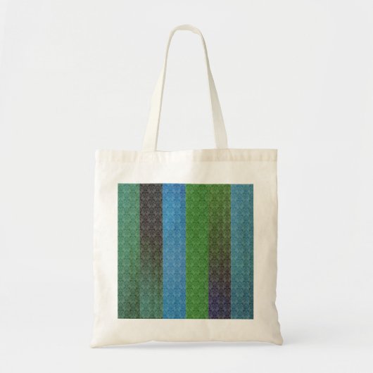 Tote Bag Rayures bleues (Devant)