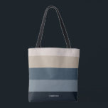 Tote Bag Rayures Chic Moderne avec Monogramme<br><div class="desc">Motif rayé tendance Chic Moderne - avec des couleurs neutres harmonieuses et une touche d'élégance. Personnalisez avec votre nom ou monogramme. Si vous avez besoin de différentes couleurs,  veuillez cliquer sur le bouton de contact sous la description du produit,  je serais ravi de vous aider.</div>