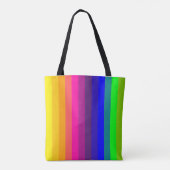 Tote Bag Rayures Colorées (Dos)