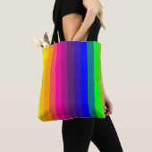 Tote Bag Rayures Colorées (De près)