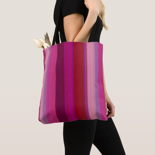 Tote Bag Rayures de bonbon (De près)