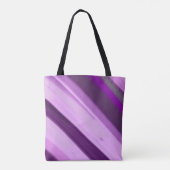 Tote Bag Rayures de Lavande Violette (Dos)