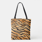 Tote Bag Rayures de tigre (Dos)