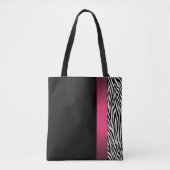 Tote Bag Rayures de zèbre (Devant)