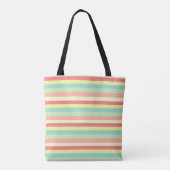 Tote Bag Rayures d'été Monogrammes (Dos)