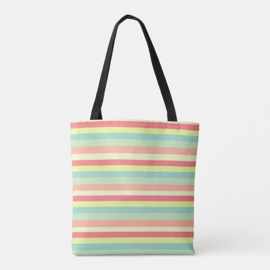 Tote Bag Rayures d'été Monogrammes (Dos)