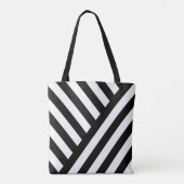 Tote Bag Rayures et fleurs (Dos)