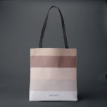 Tote Bag Rayures Modernes avec Monogramme Beige Mauve<br><div class="desc">Motif rayé coloré et tendance - avec des couleurs harmonieuses dans des tons beige,  rose et mauve. Personnalisez avec votre nom ou monogramme. Si vous en avez besoin dans différentes couleurs,  veuillez cliquer sur le bouton de contact sous la description du produit,  je serais ravi de vous aider.</div>
