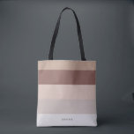 Tote Bag Rayures Modernes avec Monogramme Beige Mauve<br><div class="desc">Motif rayé coloré et tendance - avec des couleurs harmonieuses dans des tons beige,  rose et mauve. Personnalisez avec votre nom ou monogramme. Si vous en avez besoin dans différentes couleurs,  veuillez cliquer sur le bouton de contact sous la description du produit,  je serais ravi de vous aider.</div>