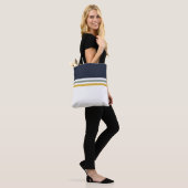 Tote Bag Rayures simples modernes branchées rayé (Sur le modèle)