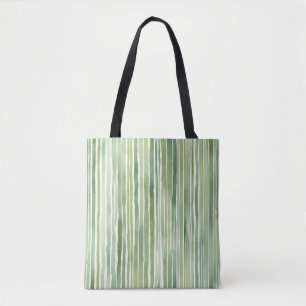 Tote Bag Rayures Vertes