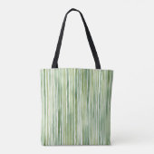 Tote Bag Rayures Vertes (Dos)