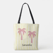 Tote Bag Rayures Vibrantes d'Été (Dos)