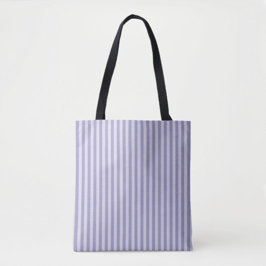 Tote Bag Rayures violettes (Devant)