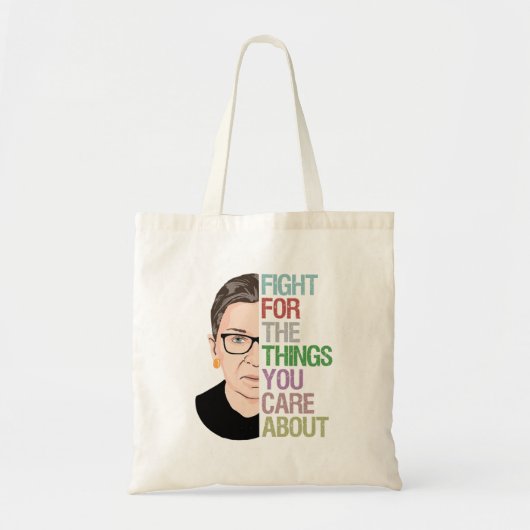 Tote Bag RBG célèbre Ruth Bader Ginsburg (Devant)