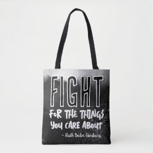 Tote Bag RBG Ruth Bader Ginsburg cite les féministes libéra