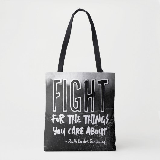 Tote Bag RBG Ruth Bader Ginsburg cite les féministes libéra (Devant)
