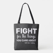 Tote Bag RBG Ruth Bader Ginsburg cite les féministes libéra (Dos)