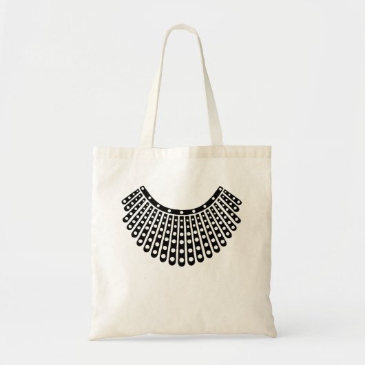 Tote Bag RBG Ruth Bader Ginsburg Parties scintillant Coller (Devant)