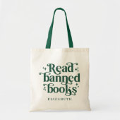 Tote Bag Read Banned Books Book Lover's Gift (Devant)