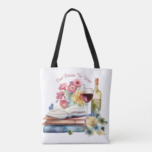 Tote Bag Read Between Wines (Dos)