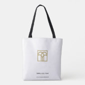 Tote Bag Realtor client cadeau personnalisé moderne (Dos)
