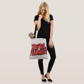 Tote Bag Rebel Flower (Op model)