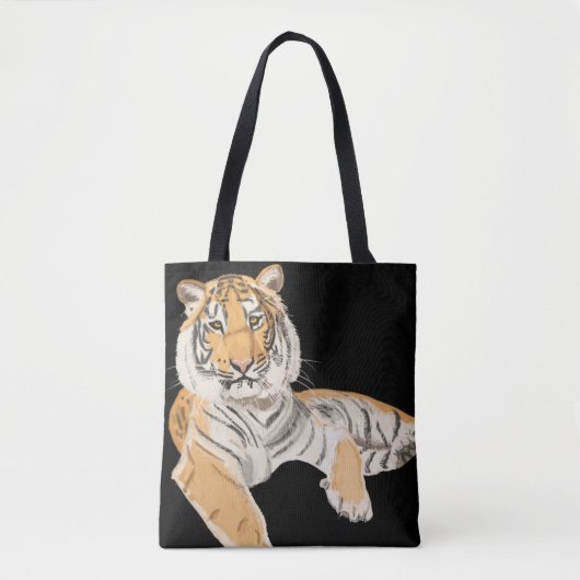 Tote Bag Recaler le tigre (Devant)
