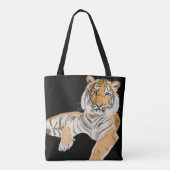 Tote Bag Recaler le tigre (Dos)
