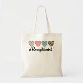 Tote Bag Receptionist Job Cool Secrétaire Administration Pr (Devant)